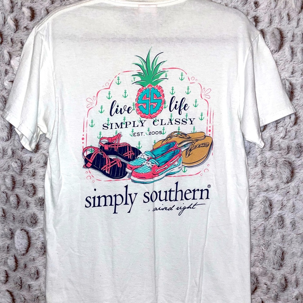 Simply Southern Shoe T-shirt